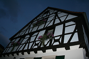 Fachwerkgiebel des Hauses 'Renken'